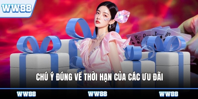 Chú ý đúng về thời hạn của các ưu đãi