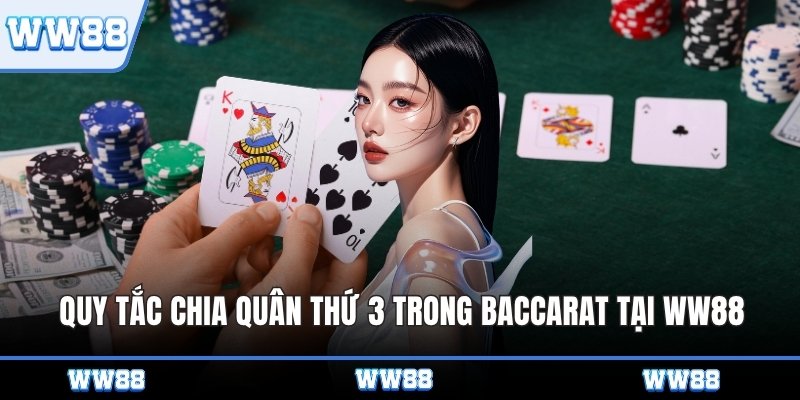 Quy tắc chia quân thứ 3 trong Baccarat tại WW88