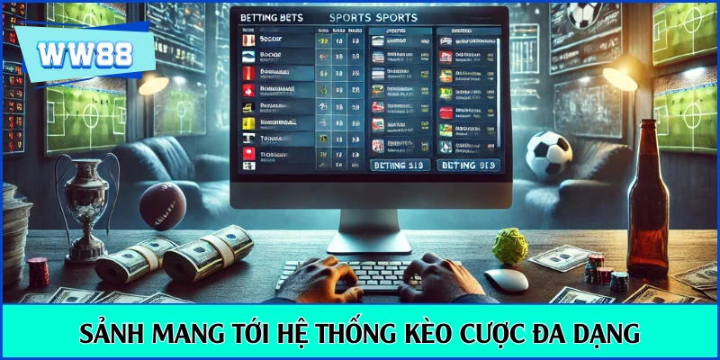 Sảnh mang tới hệ thống kèo cược đa dạng